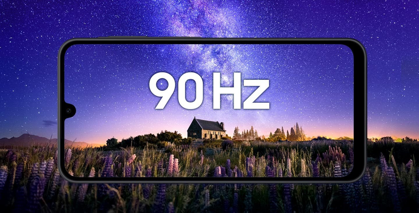 Pantalla Super AMOLED de 6,7 pulgadas a 90Hz del Galaxy A17