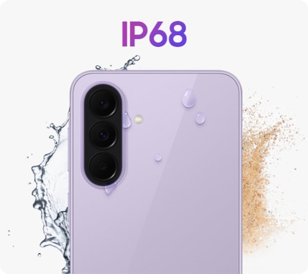 Galaxy A37 5G con resistencia al agua y al polvo IP68
