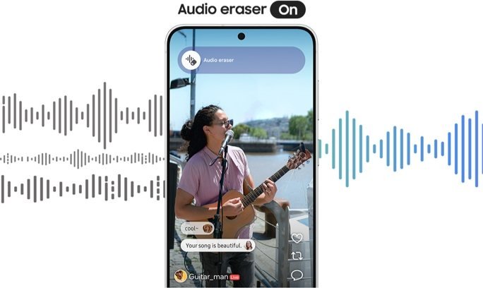 Borrador de audio en el Galaxy S26 FE