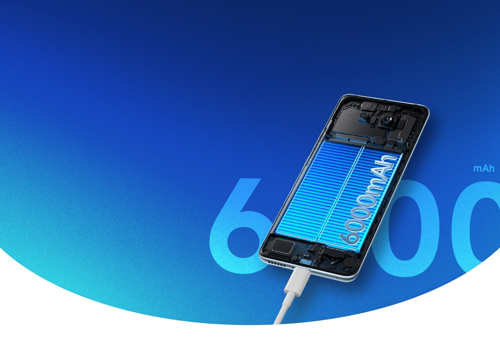 Batería de 6000 mAh del Redmi Note 15