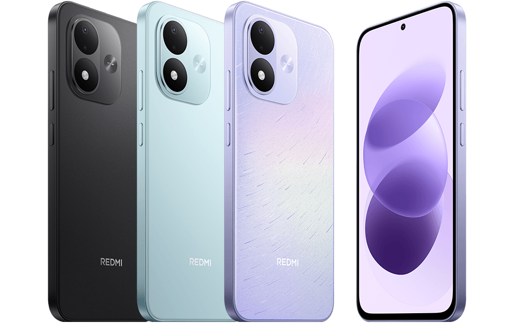 Redmi Note 17 en Negro, Turquesa Cielo y Morado Celestial