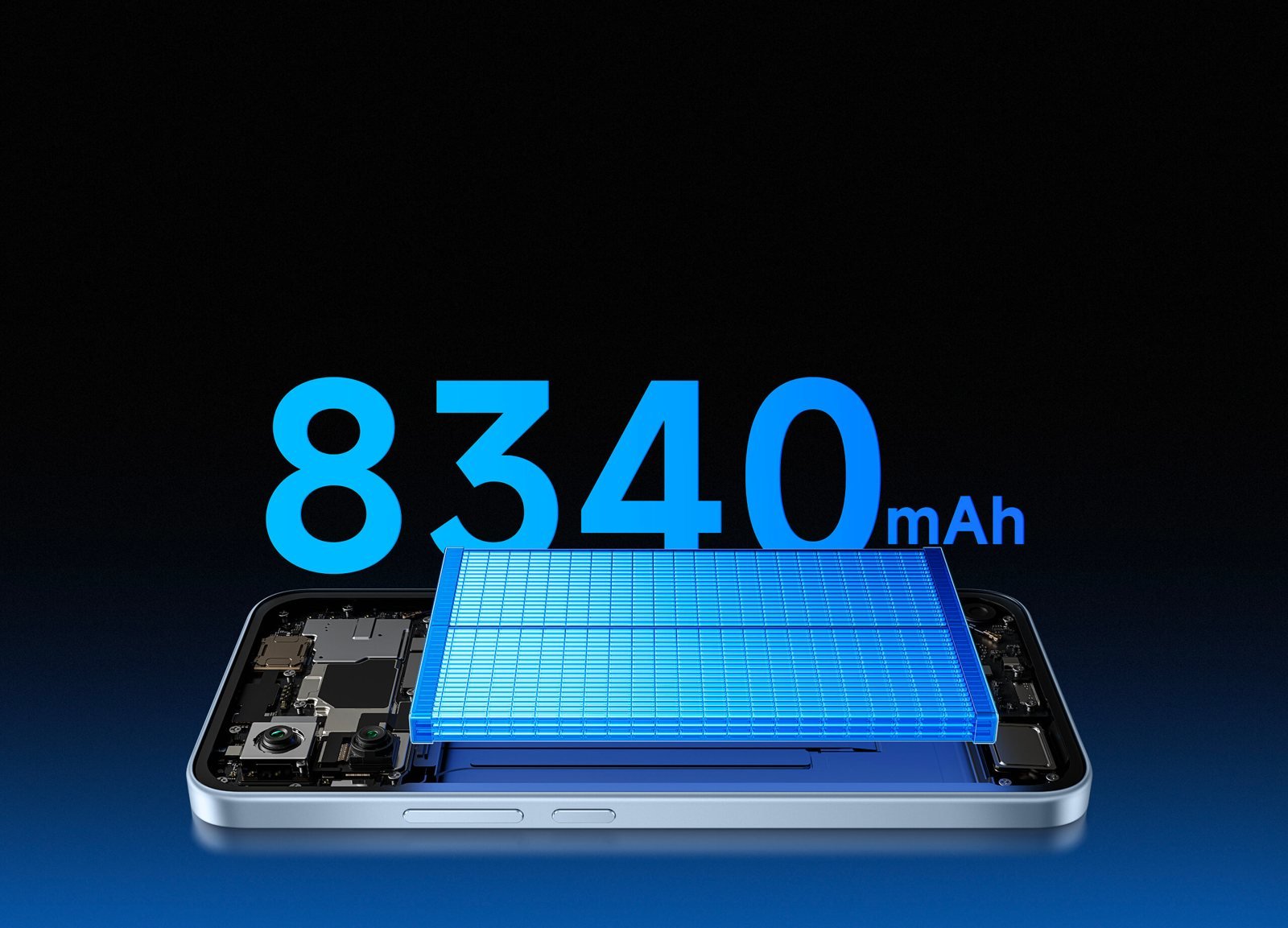 Batería de 8340 mAh del Redmi Note 17 Pro